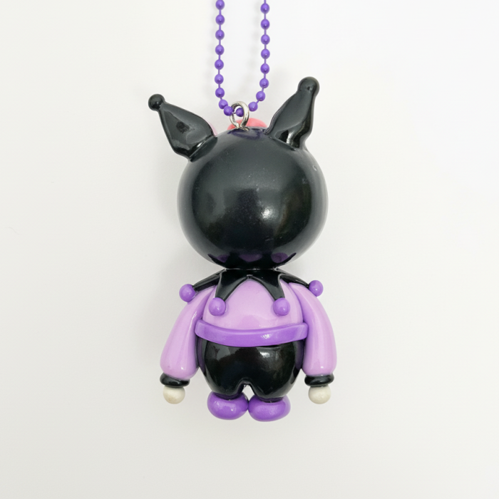 CLAY DOLLS-LABUBU KUROMI BAG CHARM