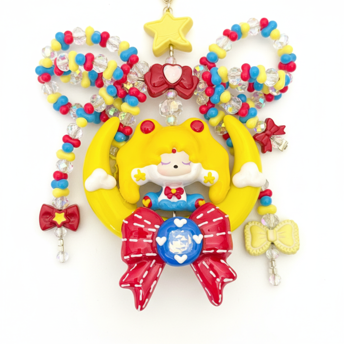 Hand Painted Doll Phone Charm Sailor Moon