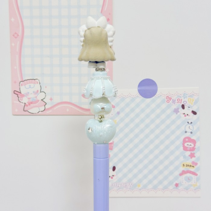 Beadable Ball Pen Blue