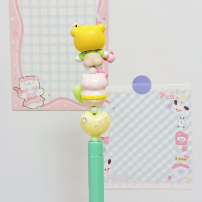 Beadable Ball Pen Green