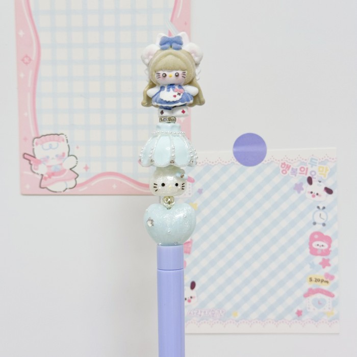 Beadable Ball Pen Blue