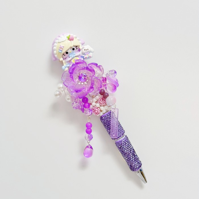 Beadable Ball Pen Hello Kitty
