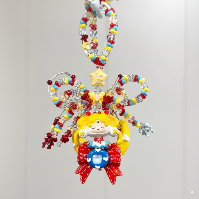 Hand Painted Doll Phone Charm Sailor Moon