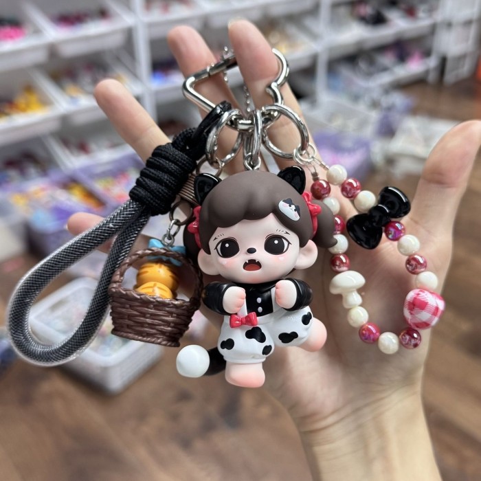 Bag Charms Zoraa Meow Eat Face