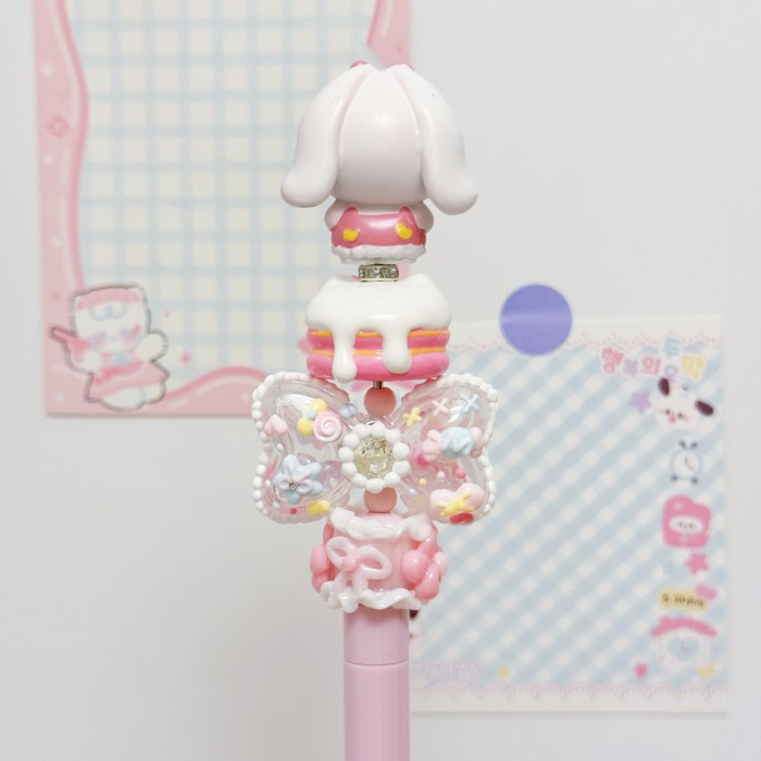 Beadable Ball Pen Pink