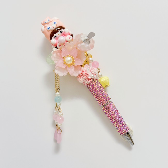 Beadable Ball Pen Hello Kitty