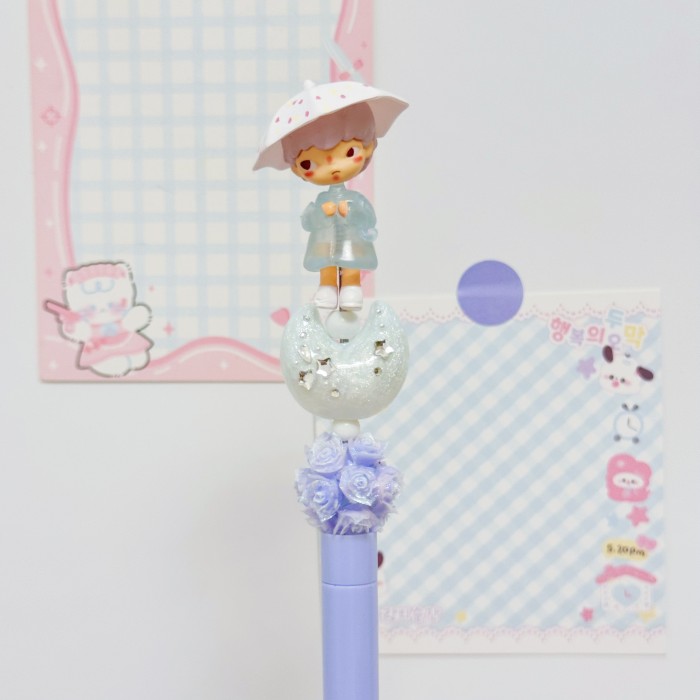 Beadable Ball Pen Blue