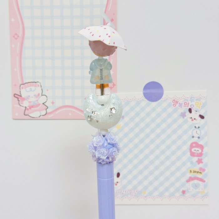 Beadable Ball Pen Blue