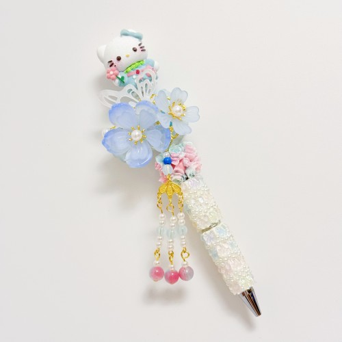 Beadable Ball Pen Hello Kitty