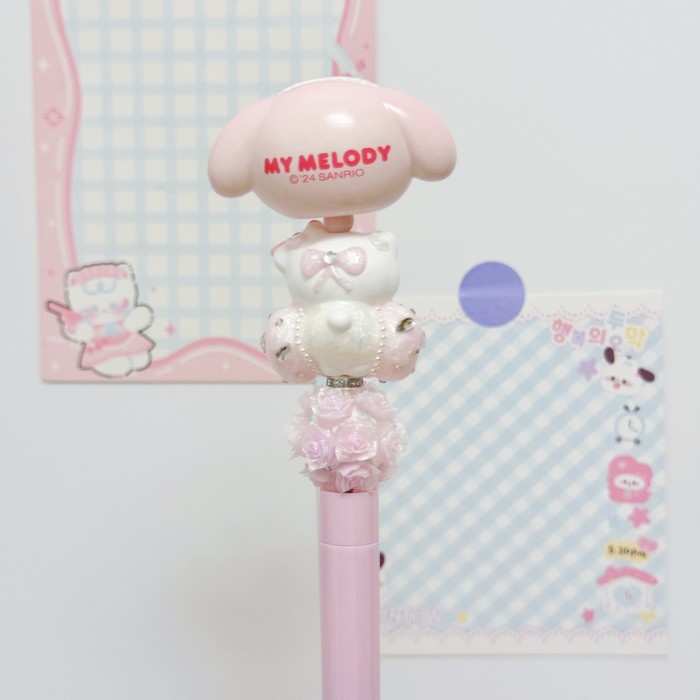 Beadable Ball Pen Pink