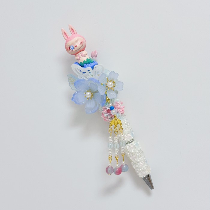 Beadable Ball Pen Mermaid Labubu