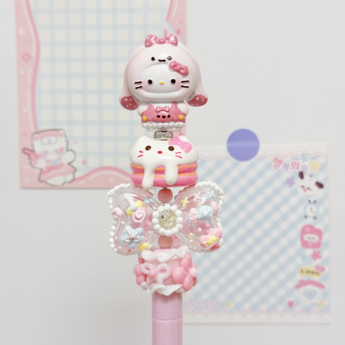 Beadable Ball Pen Pink