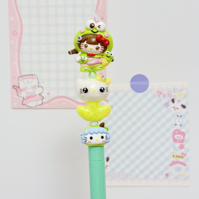 Beadable Ball Pen Green
