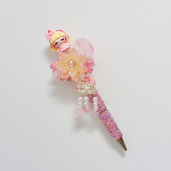 Beadable Ball Pen Hello Kitty