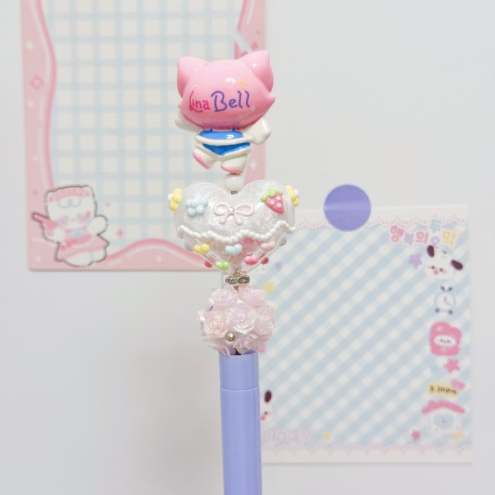 Beadable Ball Pen Blue