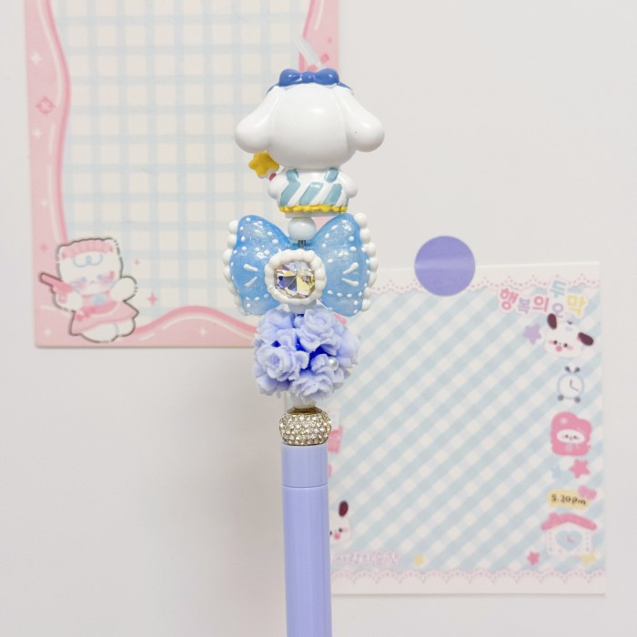 Beadable Ball Pen Blue