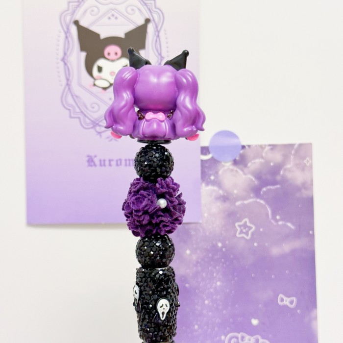 Beadable Ball Pen Kuromi Kitty
