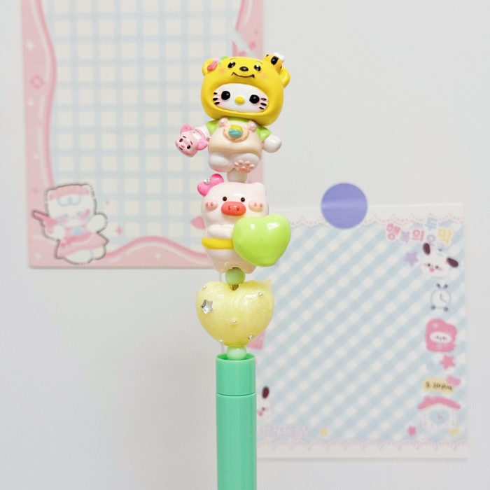 Beadable Ball Pen Green