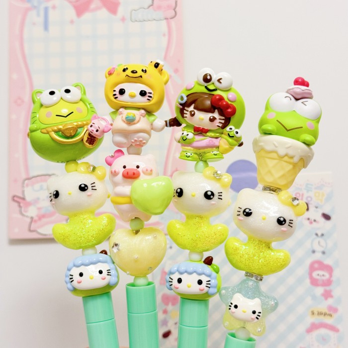 Beadable Ball Pen Green