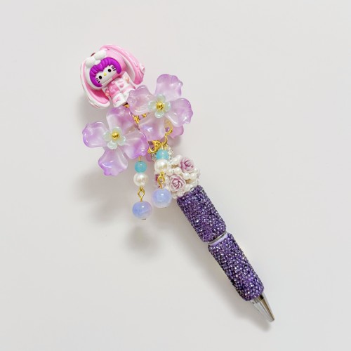 Beadable Ball Pen Hello Kitty