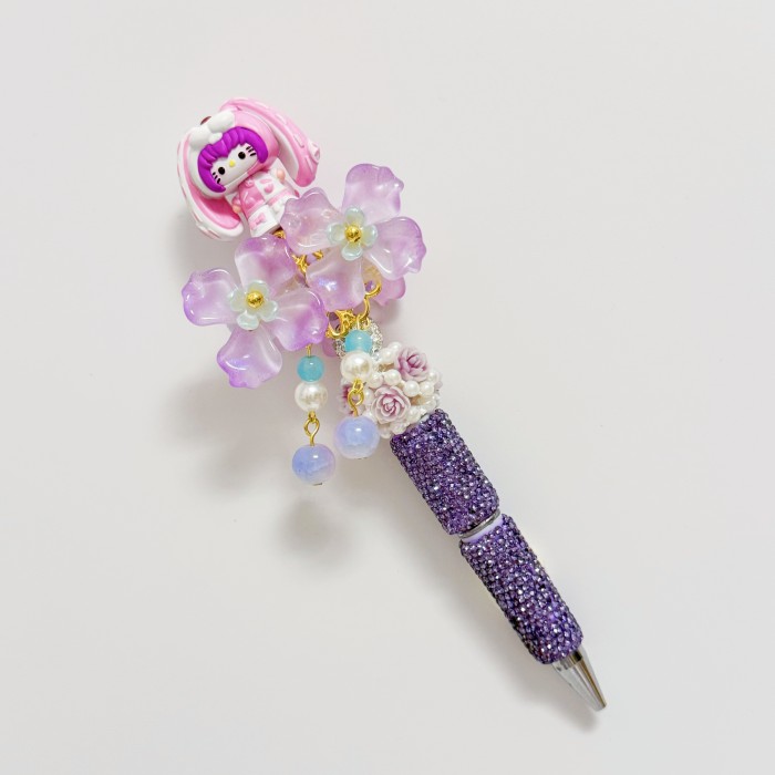 Beadable Ball Pen Hello Kitty
