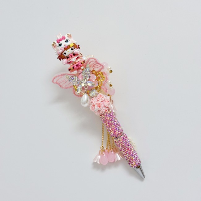 Beadable Ball Pen Hello Kitty