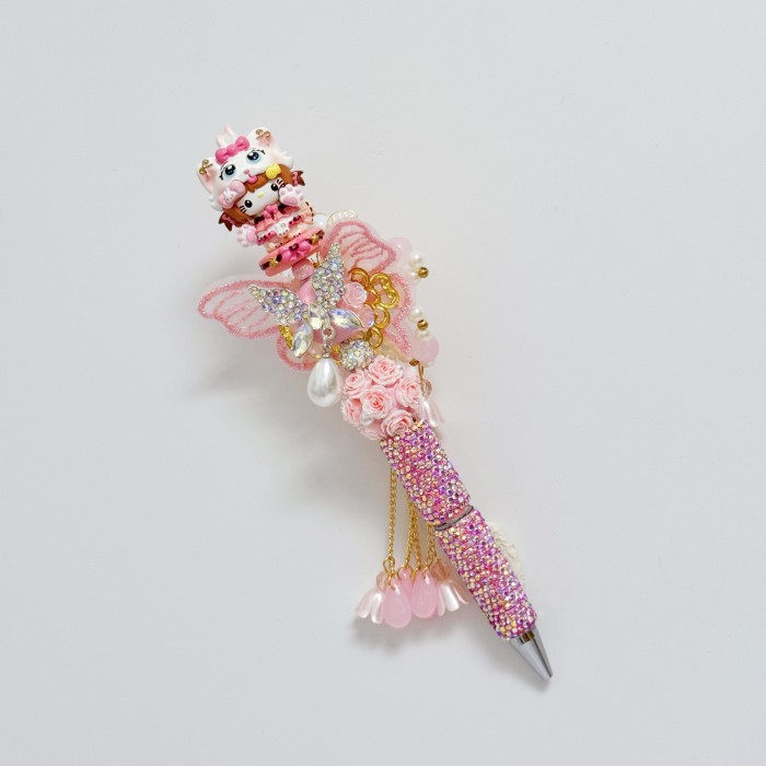 Beadable Ball Pen Hello Kitty