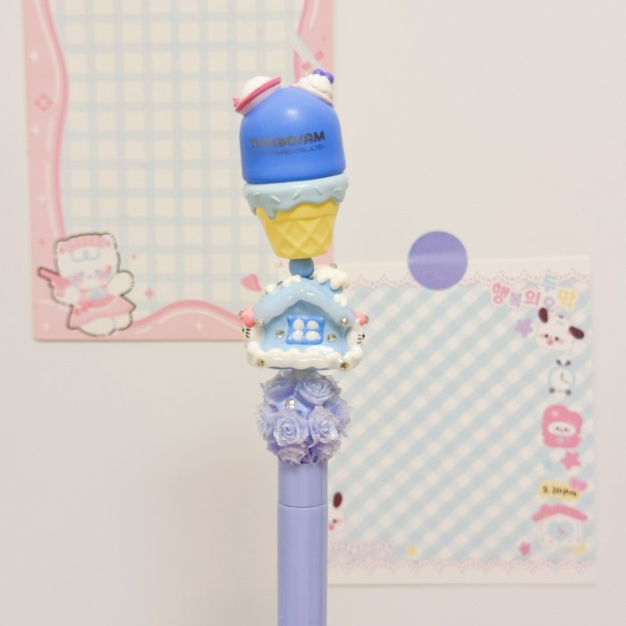 Beadable Ball Pen Blue