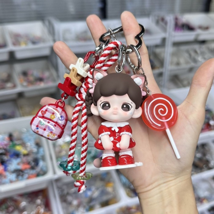 Bag Charms Zoraa Meow Eat Face