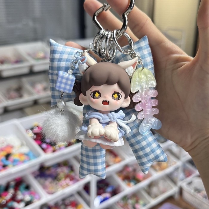 Bag Charms Zoraa Meow Eat Face