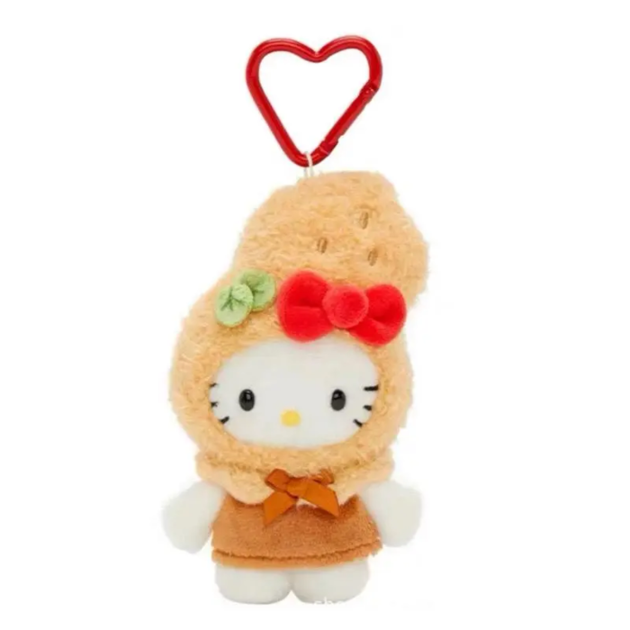 Plush dolls bag Charms Vegetable Kitty