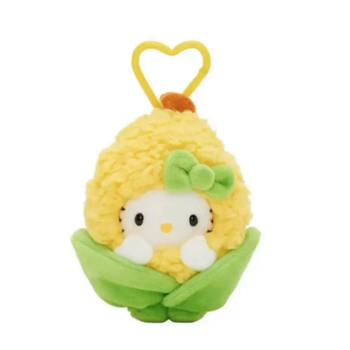 Plush dolls bag Charms Vegetable Kitty