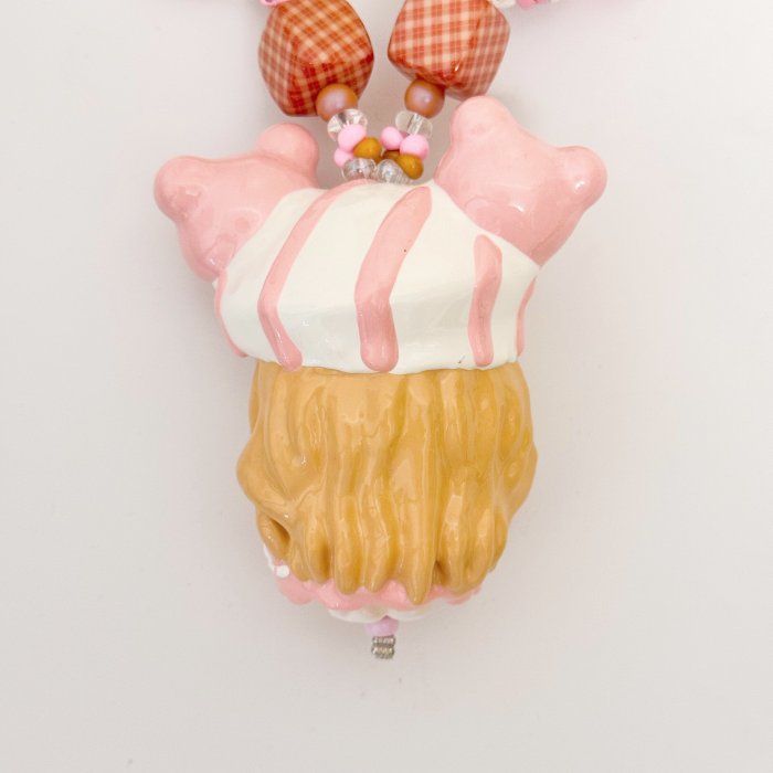 Hand Painted Doll BAG Charm