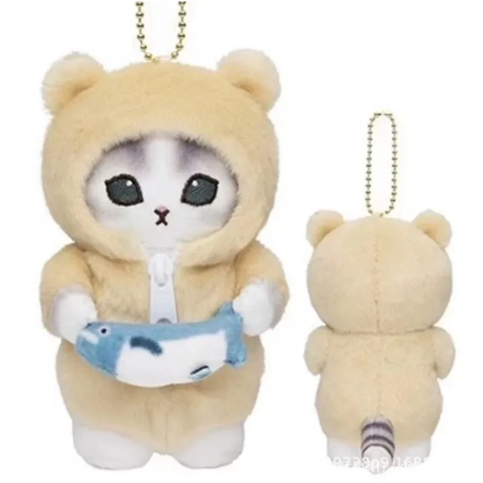 Plush dolls bag Charms Mofusand Cat Potted Plant