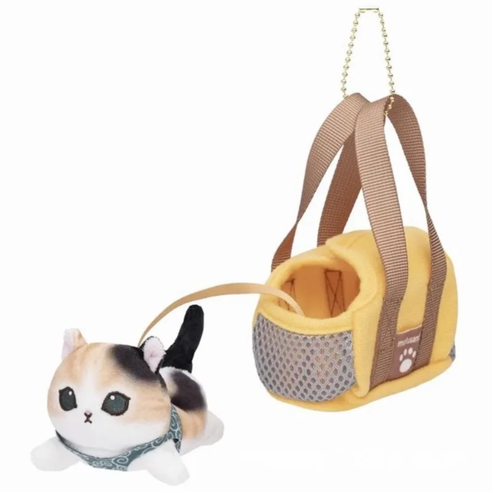 Plush dolls bag Charms Mofusand Carrying A Basket