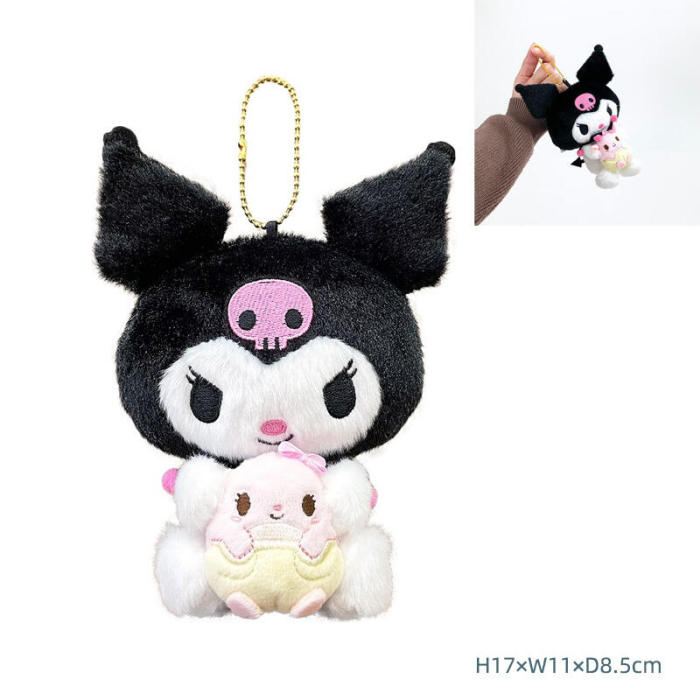 Plush dolls bag Charms Kuromi