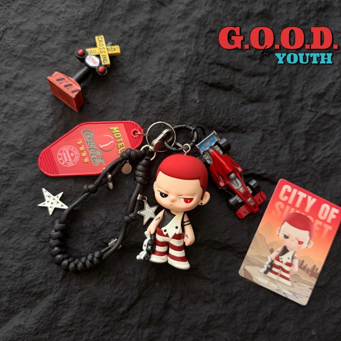 Bag Charms KUBO CITY OF SUNSET