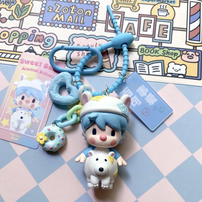 Bag Charms Sweet Bean Animal Babies