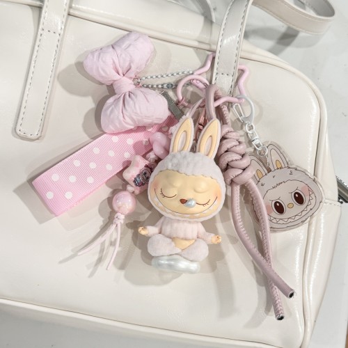 Bag Charms LABUBU LAZY YOGA
