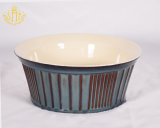 China Factory Price Ceramic Bakewares Dinner Sets Durable Stoneware Tableware Set 36 Pieces Reactive Glazed Dinnerware set for  Banquet and Party