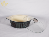 China Factory Price Ceramic Bakewares Dinner Sets Durable Stoneware Tableware Set 36 Pieces Reactive Glazed Dinnerware set for  Banquet and Party