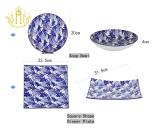 Eco Friendly Ceramic Dinner Set Table Service Restaurant Catering Food Dinnerware Set Lead free Bowls Cadium free Plate