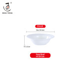DianTong hot sale custom logo restaurant wedding white ceramic crockery porcelain dinner set tableware dinnerware