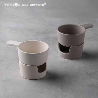 Nordic Style Wholesale Mini Cheese Butter Hot Pot Stove Fondue Set With Handle