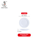 DianTong hot sale custom logo restaurant wedding white ceramic crockery porcelain dinner set tableware dinnerware