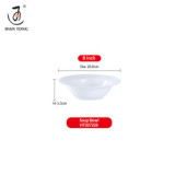 DianTong hot sale custom logo restaurant wedding white ceramic crockery porcelain dinner set tableware dinnerware