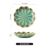 Ceramic Snack Tray for Mini Dinner Dish and Pretty Sushi Plate Saucer Trays for Home and Restaurant