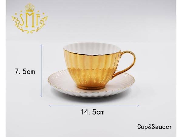 Vintage Ice Snow White Fine Bone China Teapot Set  Dinner Plate and Dessert bowls A grade Food Safety with gold rim decoration