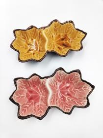 Pretty Design Reactive Colorful Glazed Mini Tableware Dinner Saucer Tray Ceramic Dish Snack Plate for Sushi Restaurant