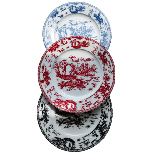 Porcelain Decals Baked 10.5 inch Plate for Home Welcome Customization of Design AB grade SGS FDA passed Quality